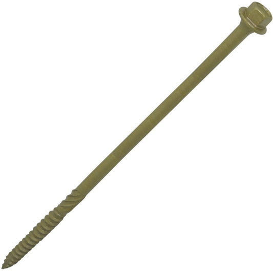 TIMBASCREW HEX FLANGE TIMBER SCREWS 6.7MM X 100MM 50 PACK