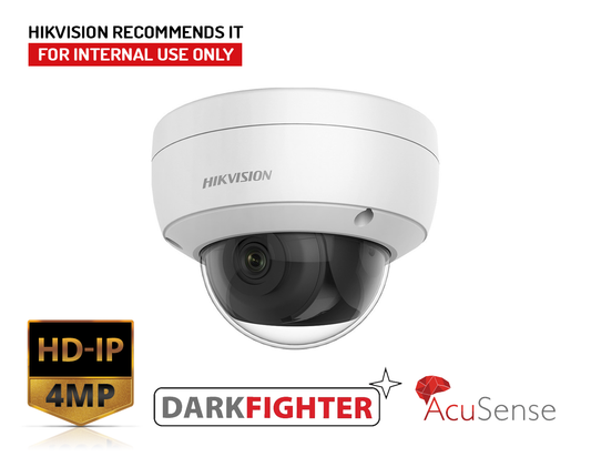 HIKVISION DS-2CD2146G2-ISU (2.8mm) - 4MP AcuSense IR Fixed Dome Network Camera