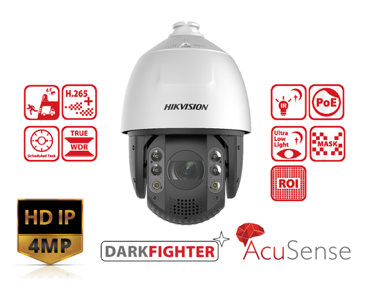 HIKVISION DS-2DE7A432IW-AEB(T5) - 4 MP 32X Powered by DarkFighter IR Network Speed Dome