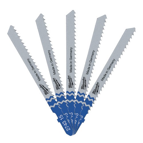Milwaukee 4932274315 Universal Metal Cutting Jigsaw Blades 5pk