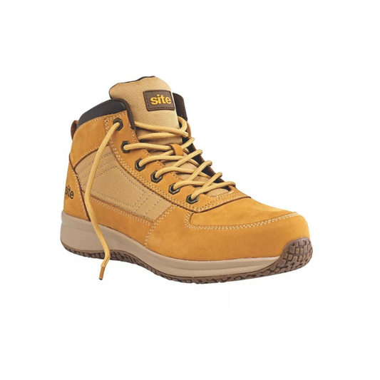 SITE SANDSTONE SAFETY TRAINER BOOTS WHEAT SIZE 9