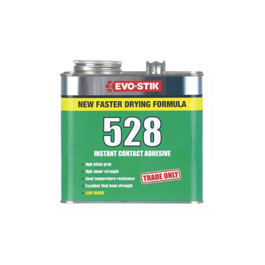 EVO-STIK 528 INDUSTRIAL CONTACT ADHESIVE TRANSLUCENT AMBER 2.5LTR