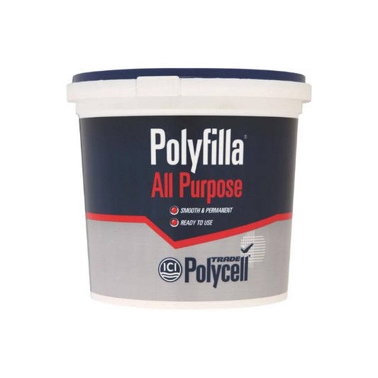 POLYCELL TRADE POLYFILLA ALL-PURPOSE READY MIX FILLER WHITE 2KG