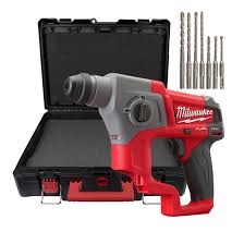 MILWAUKEE M12 FUEL CH-0 12V CORDLESS BRUSHLESS SUB COMPACT SDS+ HAMMER DRILL BODY ONLY