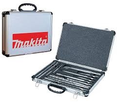 Makita D-21200 SDS Plus Drill & Chisel Set of 17 Piece In Aluminium Case