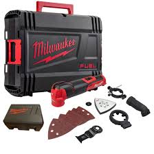 MILWAUKEE M12 FUEL FMT-0 12V BRUSHLESS MULTI TOOL BODY ONLY INC 10X ACCESSORIES