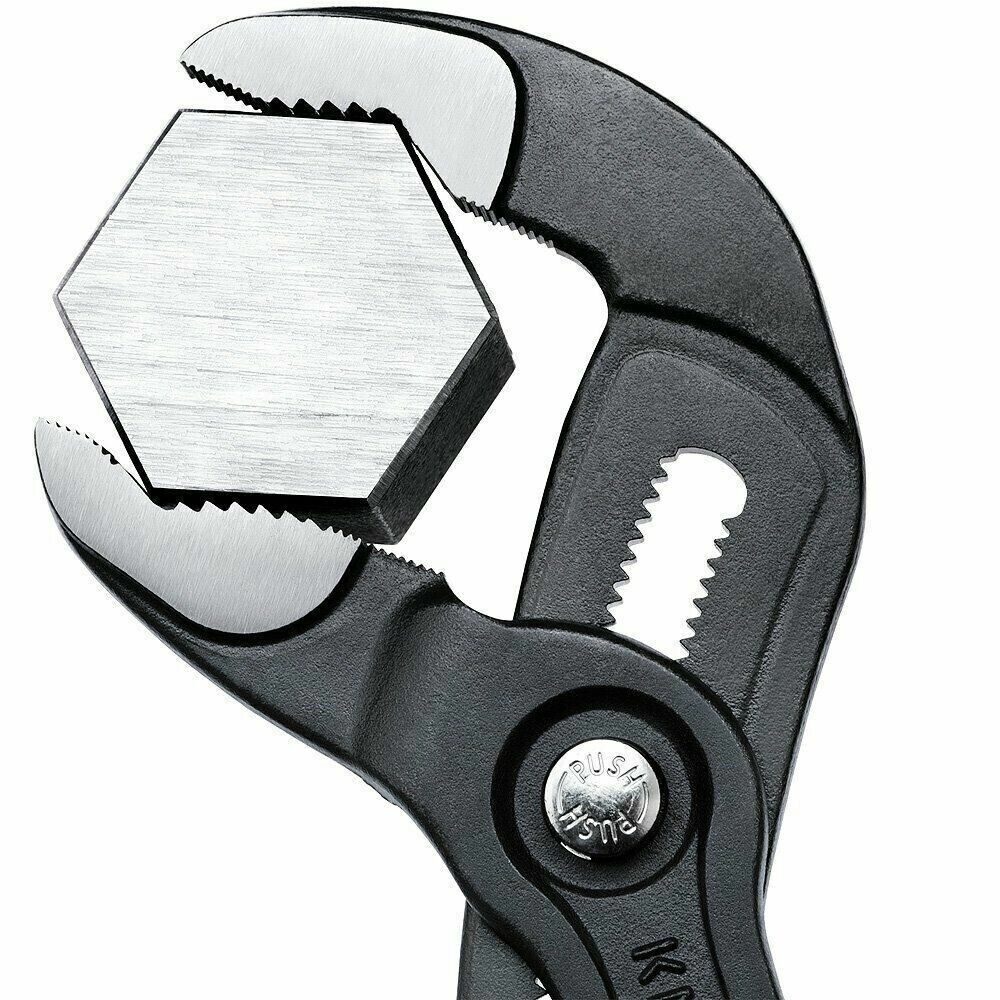 Knipex 87 01 250 Cobra Push-Button Waterpump Multi Grip Pliers Grips 250mm 10"