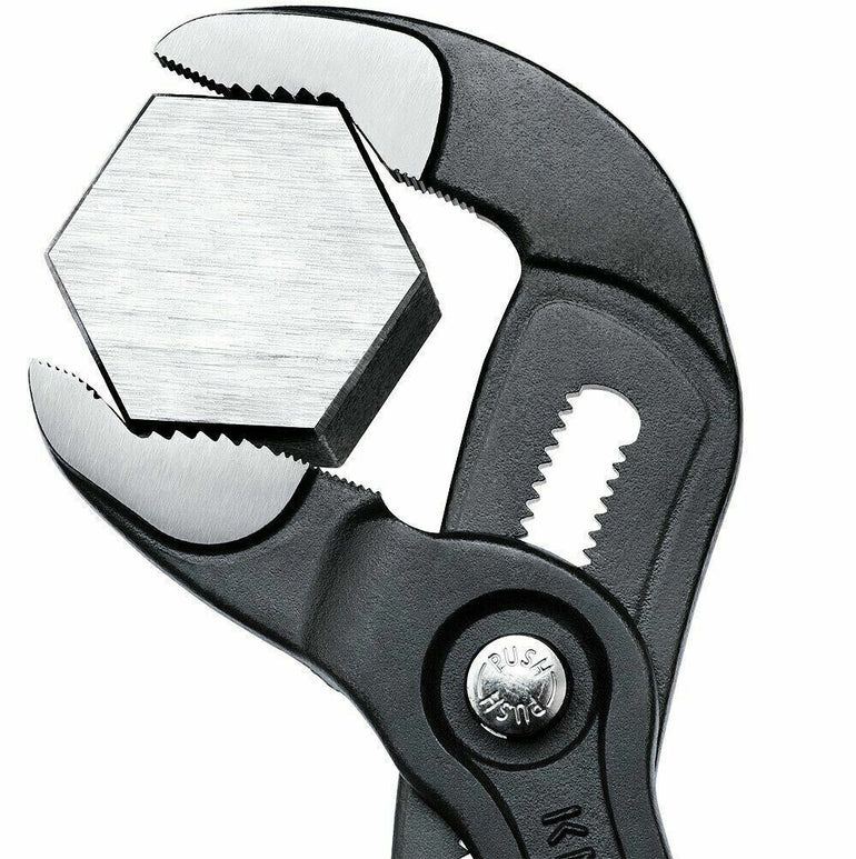 Knipex 87 01 250 Cobra Push-Button Waterpump Multi Grip Pliers Grips 250mm 10