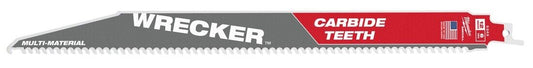 Milwaukee Sawzall Blade - 300mm Wrecker Carbide Blades - 1 Piece - 48005243