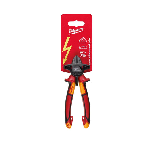Milwaukee 4932464566 Ergonomic Grip VDE Diagonal Side Wire Cable Cutter 145mm