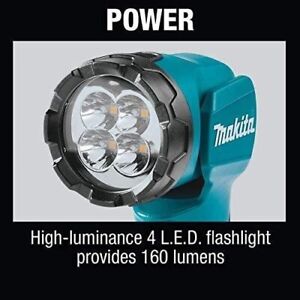 Makita DML815 18V / 14.4V LXT Lithium Ion 12 Position LED Light Lamp Pivot Torch