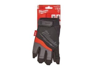 Milwaukee 48229742 Fingerless Gloves - Large (Size 9) Various Sizes Genuine