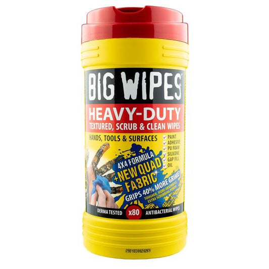 BIG WIPES BIG WIPES HEAVY DUTY 4X4 CLEANING WIPES - RED TOP