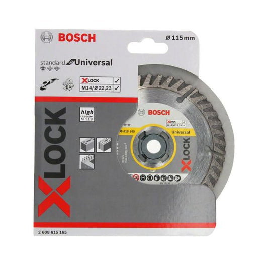 BOSCH X-LOCK STANDARD FOR UNIVERSAL 115MM DIAMOND CUTTING DISC 2608615165