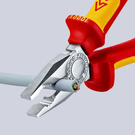 KNIPEX 03 06 180 INSULATED VDE COMBINATION PLIERS 180MM