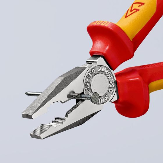 KNIPEX 03 06 180 INSULATED VDE COMBINATION PLIERS 180MM