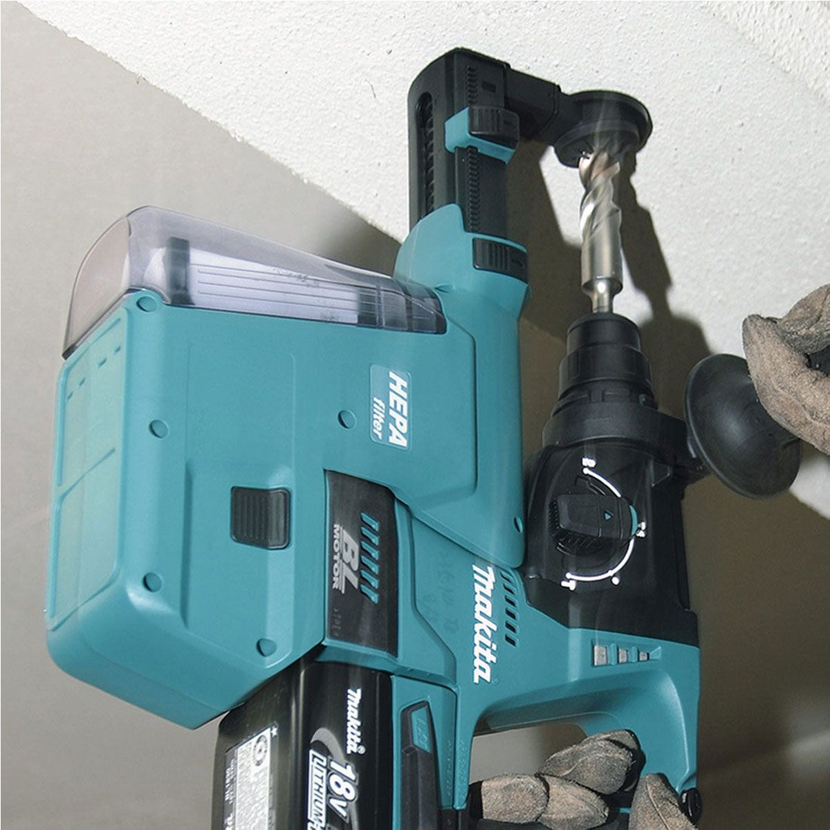 Makita DHR243RTJW 18V LXT Brushless SDS+ Hammer Drill With 2 x 5.0Ah Battery & Charger