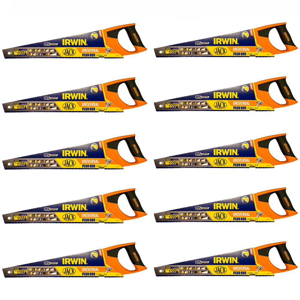 Irwin Jack 880 Plus Universal Handsaw 500mm/20" 8 TPI JAK880UN20 Pack of 10