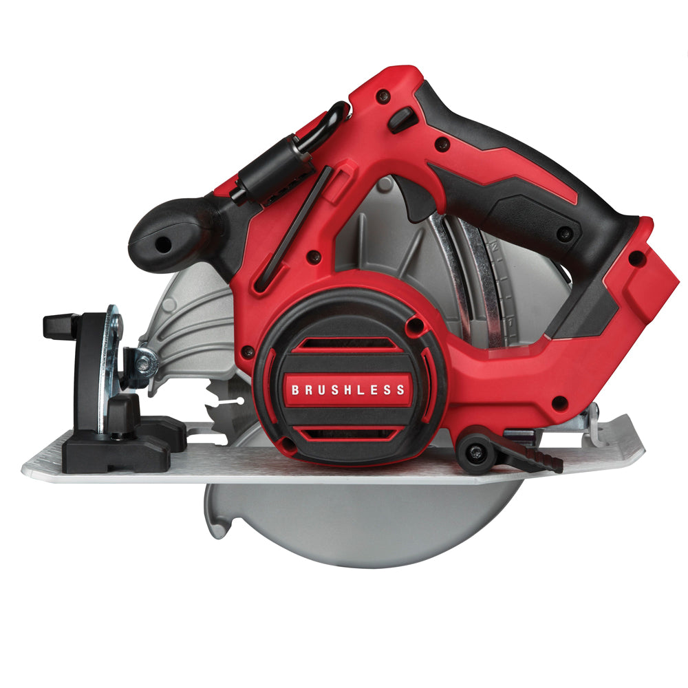 Milwaukee M18BLCS66-0 18V Brushless Circular Saw with 1 x 5.0Ah Battery Charger & Bag