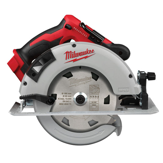 Milwaukee M18BLCS66-0 18V Brushless Circular Saw with 1 x 5.0Ah Battery & Charger