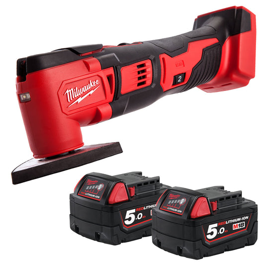 Milwaukee M18BMT-0 18V Compact Multi Tool with 2 x 5.0Ah Batteries