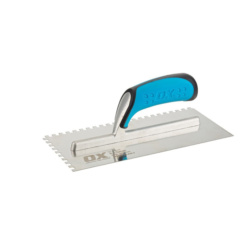 OX Pro 6mm Notch Trowel Square OX-P403206