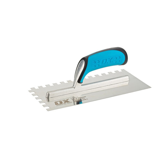 OX Pro 10mm Notch Trowel Square OX-P403210