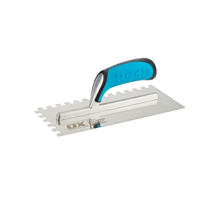 OX Pro 10mm Notch Trowel Square OX-P403210