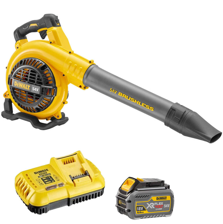 Dewalt DCM572N 54V FlexVolt Brushless Blower with 1 x 6.0Ah Battery & Charger