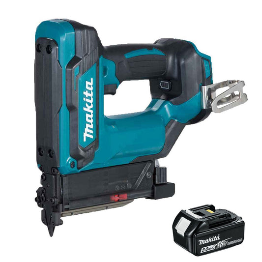 Makita DPT353Z 18V LXT Cordless 23Ga Pin Nailer With 1 x 5.0Ah Battery