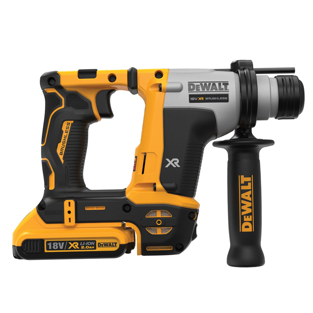 Dewalt DCH172D2 18V XR Ultra-Compact SDS Plus Rotary Hammer With 2 x 2.0Ah Batteries & Charger