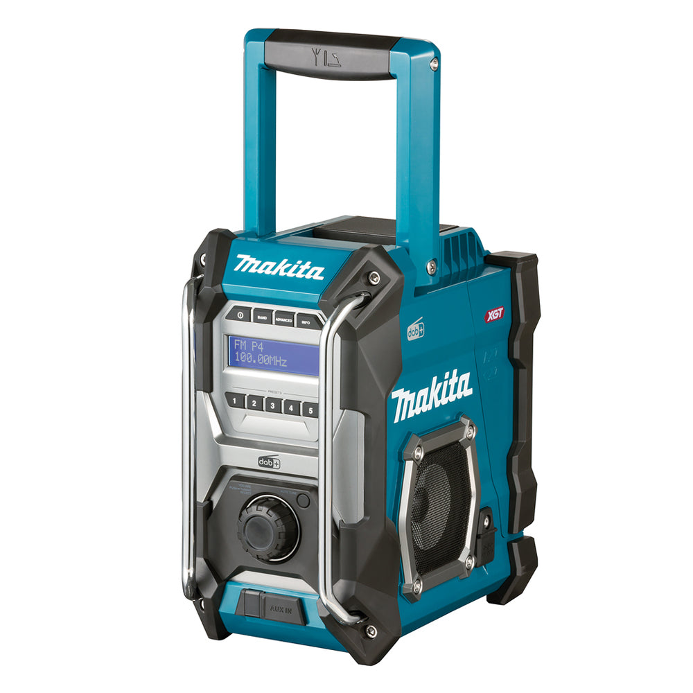 Makita MR003GZ 40V XGT FM/DAB/DAB+ Jobsite Radio Blue Body Only