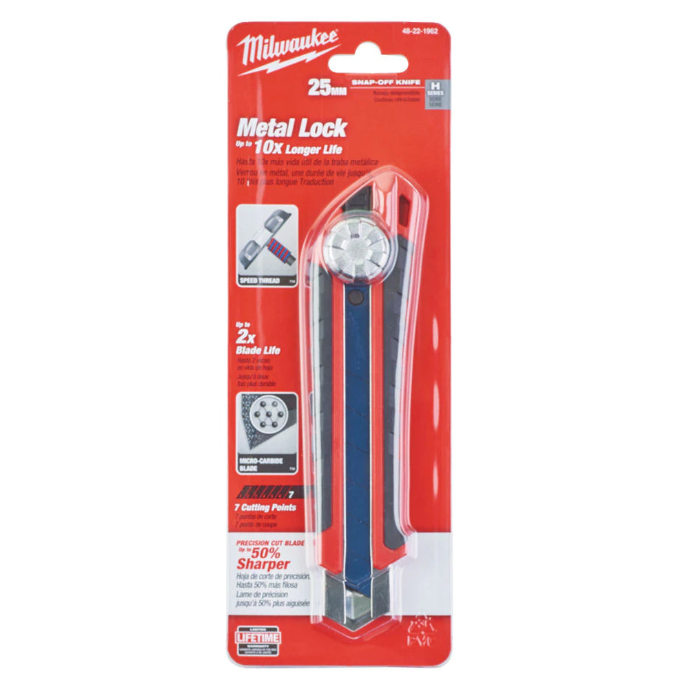 Milwaukee 25mm Snap-Off Knife 48221962