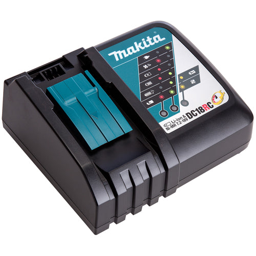 Makita 18V Brushless 4 Piece Tool Kit with 3 x 5.0Ah Batteries Charger & Bag