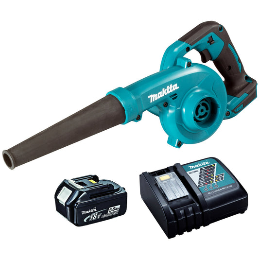 Makita DUB185Z 18V LXT Cordless Blower With 1 x 5.0Ah Battery & Charger