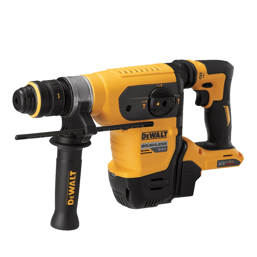 Dewalt DCH417X2 54V FlexVolt Brushless SDS+ Rotary Hammer Drill with 2 x 9.0Ah Batteries Charger & Case