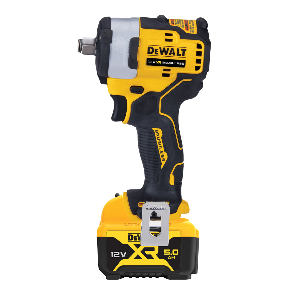 Dewalt DCF901P1 12V Brushless 1/2" Impact Wrench with 5.0Ah Battery