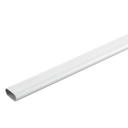 DETA TTE OVAL UPVC WHITE CONDUIT 20MM X 2M