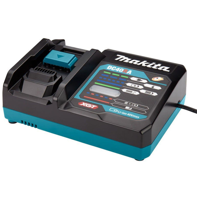 Makita RT001GZ01 40V Brushless Router Trimmer With 1 x 2.5Ah Battery Charger & Bag