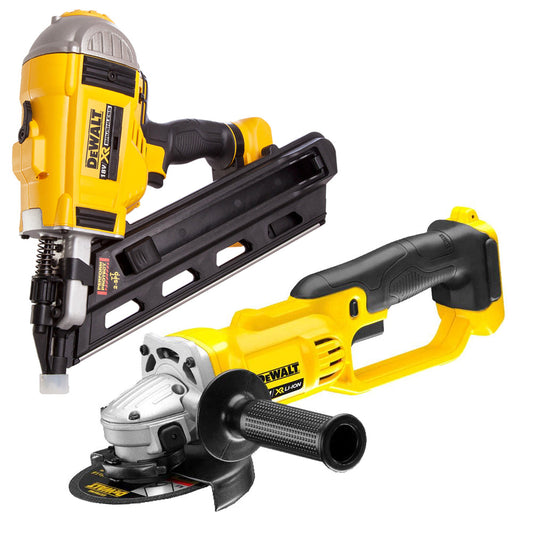 Dewalt DCN692N 18V 90mm Framing Nailer with Angle Grinder Body