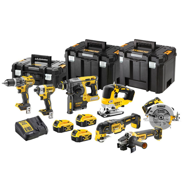 Dewalt DCK755P3T 18V Brushless 7 Piece Power Tool Kit with 3 x 5.0Ah Batteries