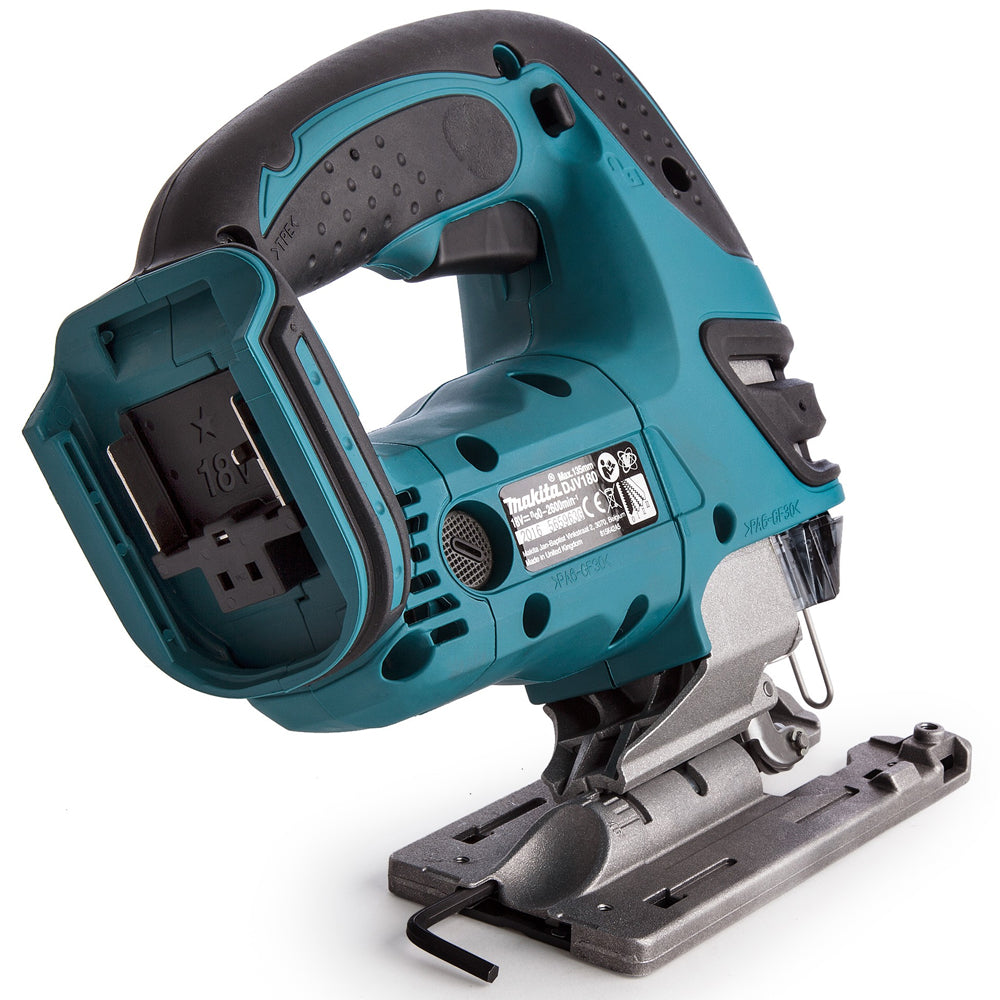 Makita DJV180Z 18V Cordless Jigsaw with 1 x 5.0Ah Battery Charger & Bag