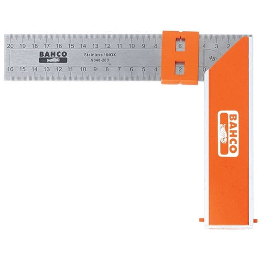 Bahco BAH9048300 300mm 12" Aluminium Block & Steel Try Square