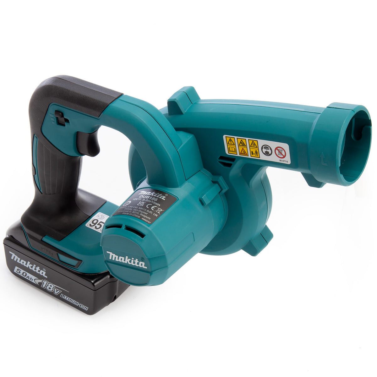 Makita DUB186RT 18V Cordless Leaf Blower with 1 x 5.0Ah Battery & Charger