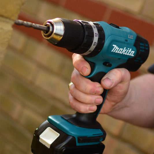 Makita DLX2025T 18V LXT Combi Drill & SDS+ Drill Twin Kit With 2 x 5.0Ah Batteries Charger In Bag