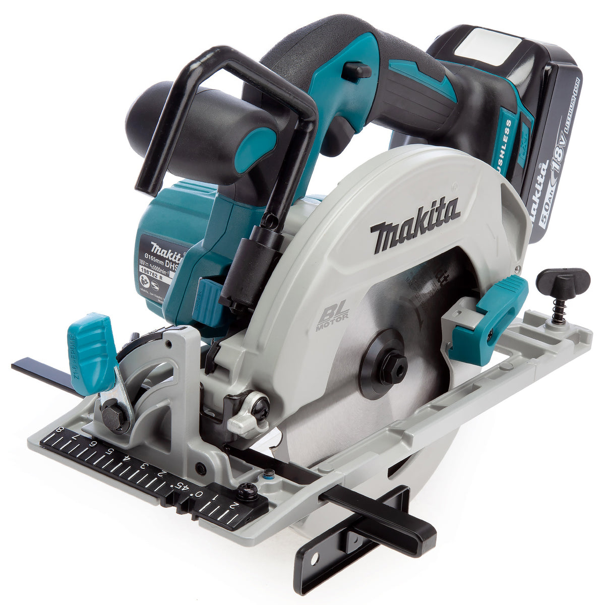 Makita DHS680Z 18V 165mm Brushless Circular Saw with Type-3 Makpac Case & 24T Blade