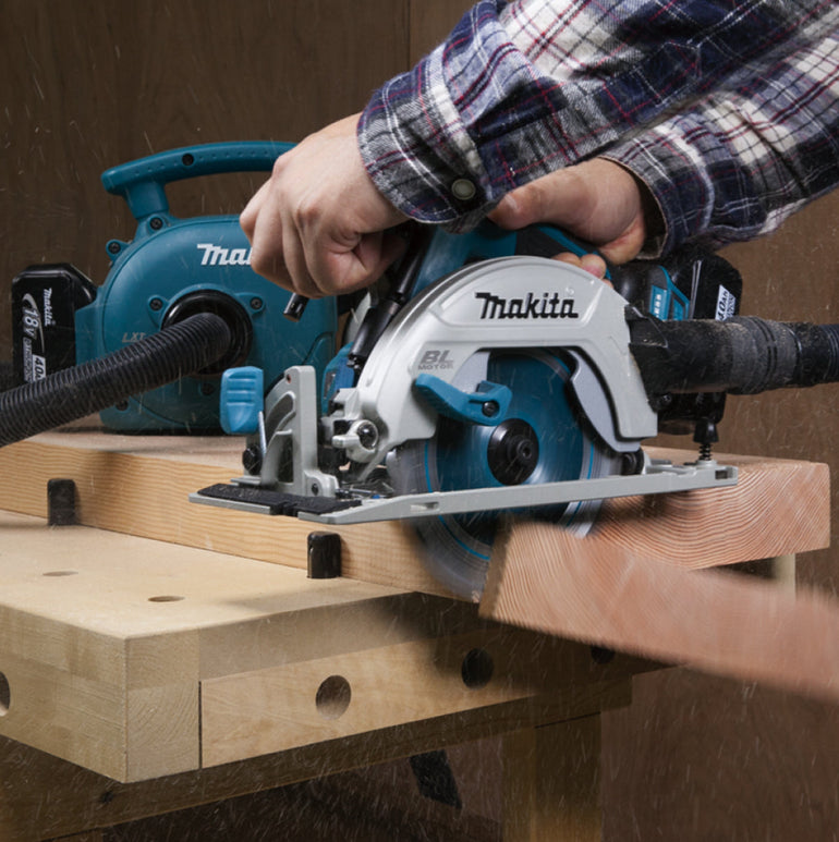 Makita DHS680Z 18V 165mm Brushless Circular Saw with Type-3 Makpac Case & 24T Blade