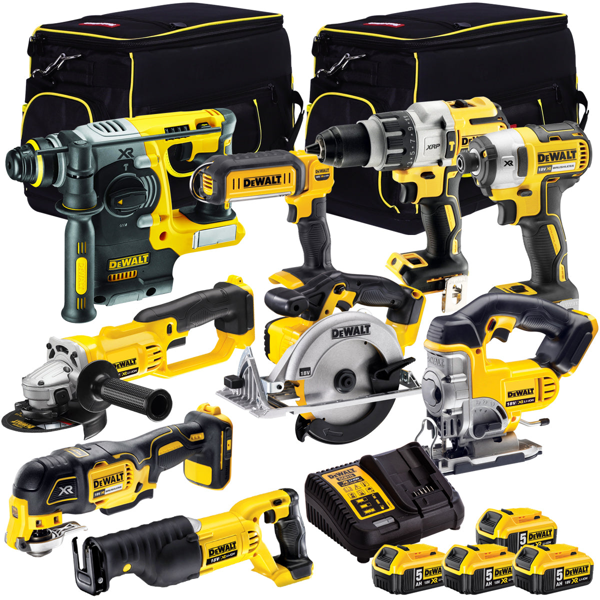 Dewalt DCKT4T79P5T 18V 9 Piece Cordless Kit