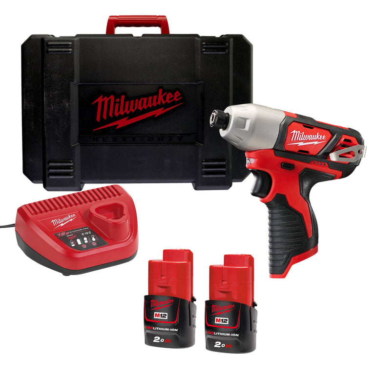 Milwaukee M12BID-202C 12V Impact Driver 1/4