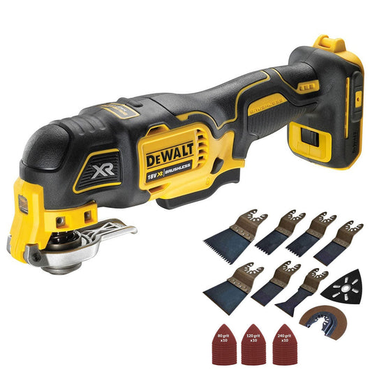 Dewalt DCS356N 18V Oscillating Brushless Multitool with 39 Piece Accessories Set